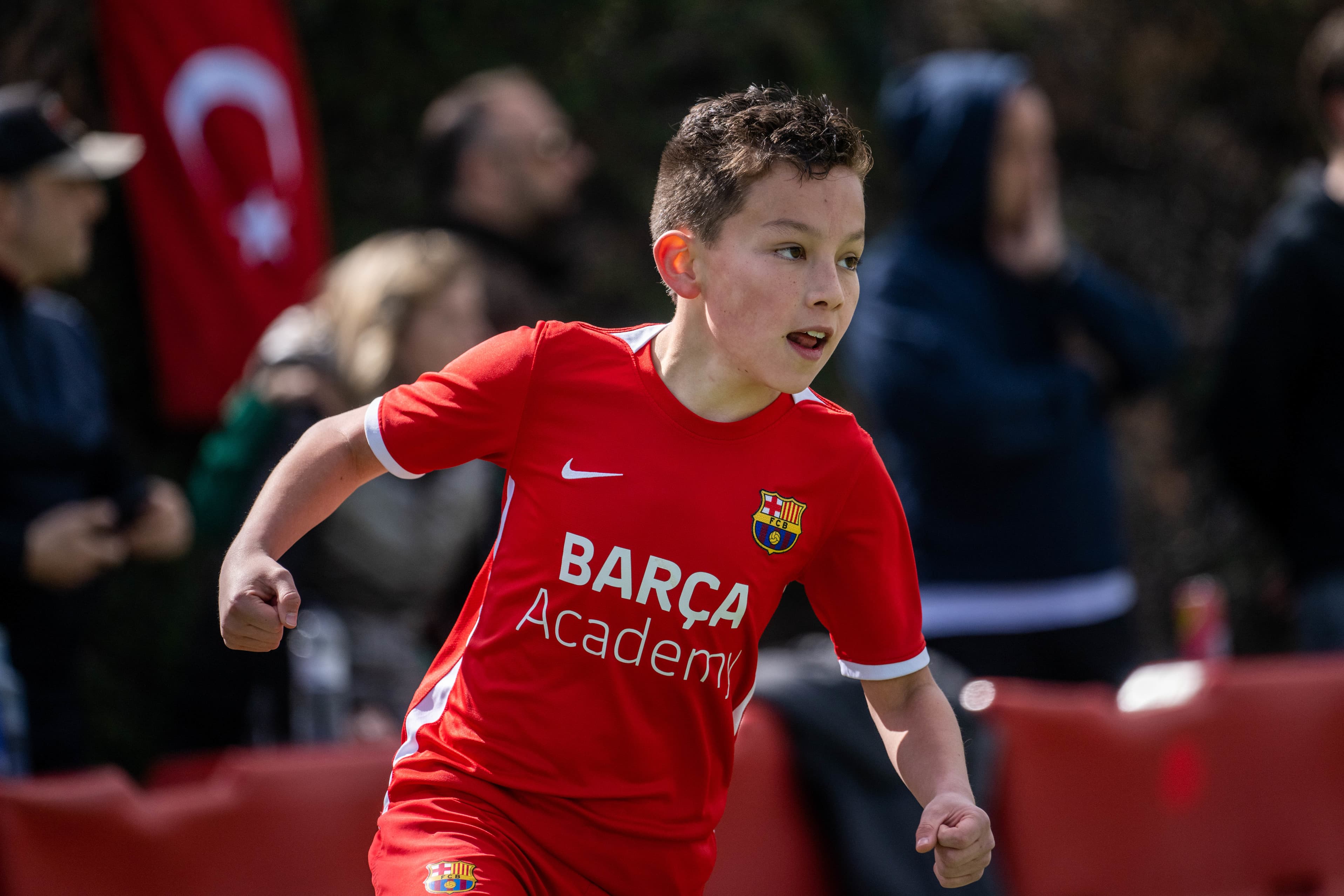 Séance d'entraînement Barça Academy